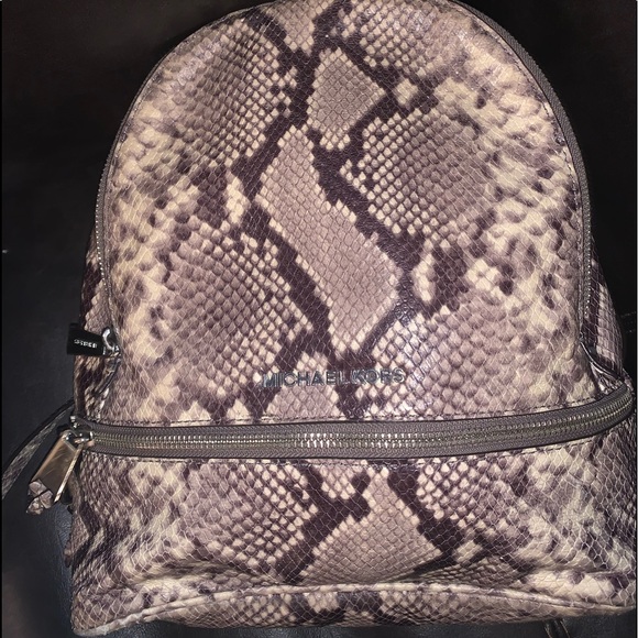 Michael Kors Python Backpack - Picture 3 of 6
